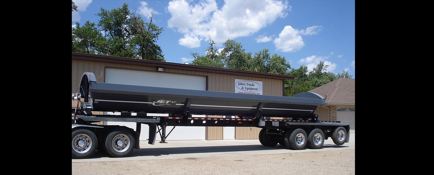 John's Trucks & Equipment Steel Steel Grain Trailer