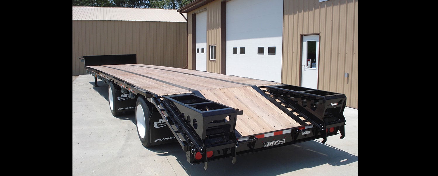 John's Trucks & Equipment Steel Detachable Low Boy Trailer